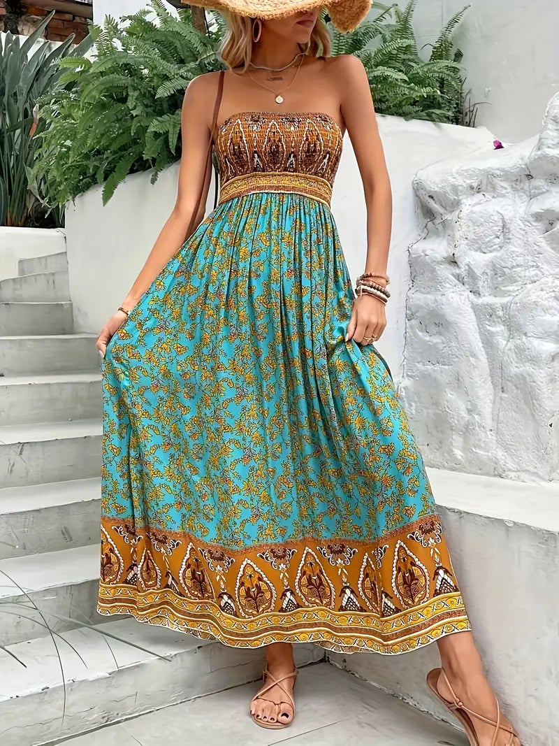 Sophie | Vibrant Floral Summer Maxi Dress 2