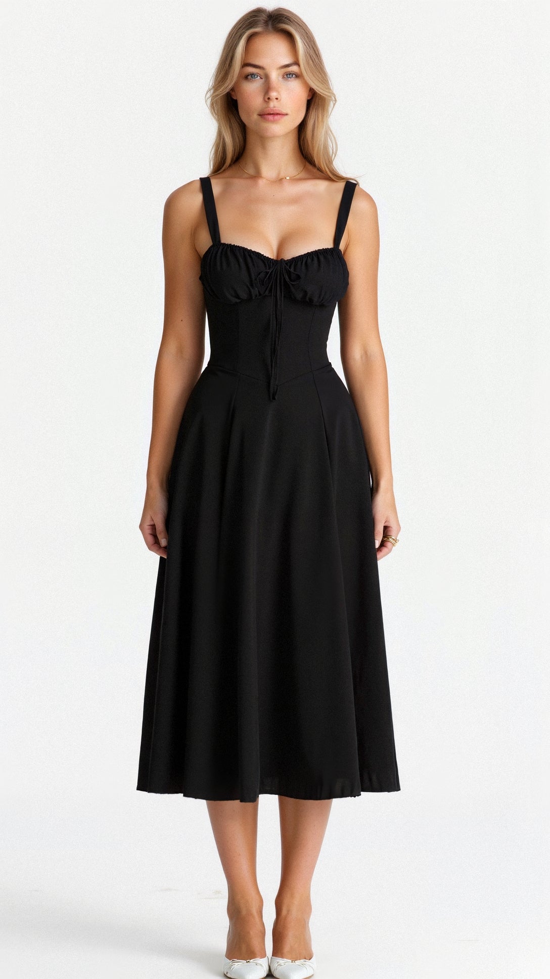 Zoe | Elegant Floral Midi Dress for Women 2