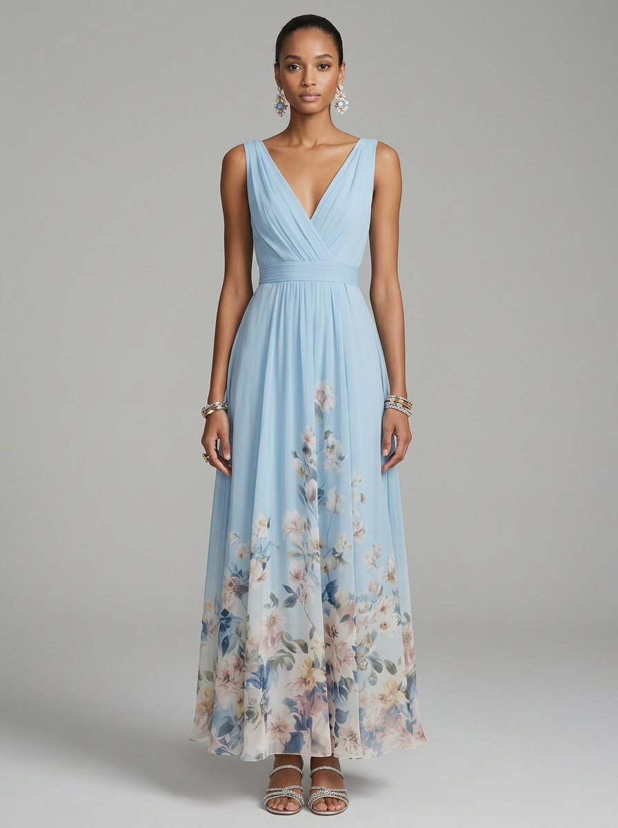 Floral Summer Wedding Guest Dress