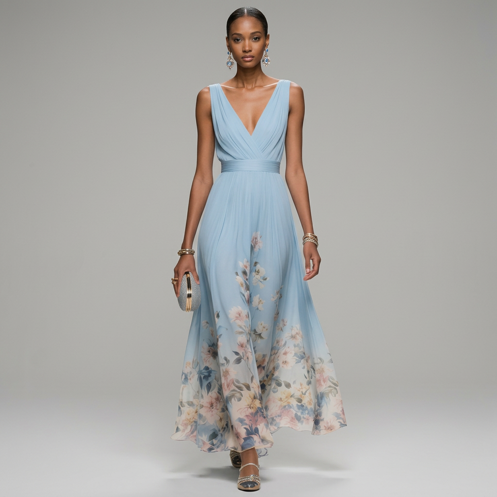 Floral Summer Wedding Guest Dress