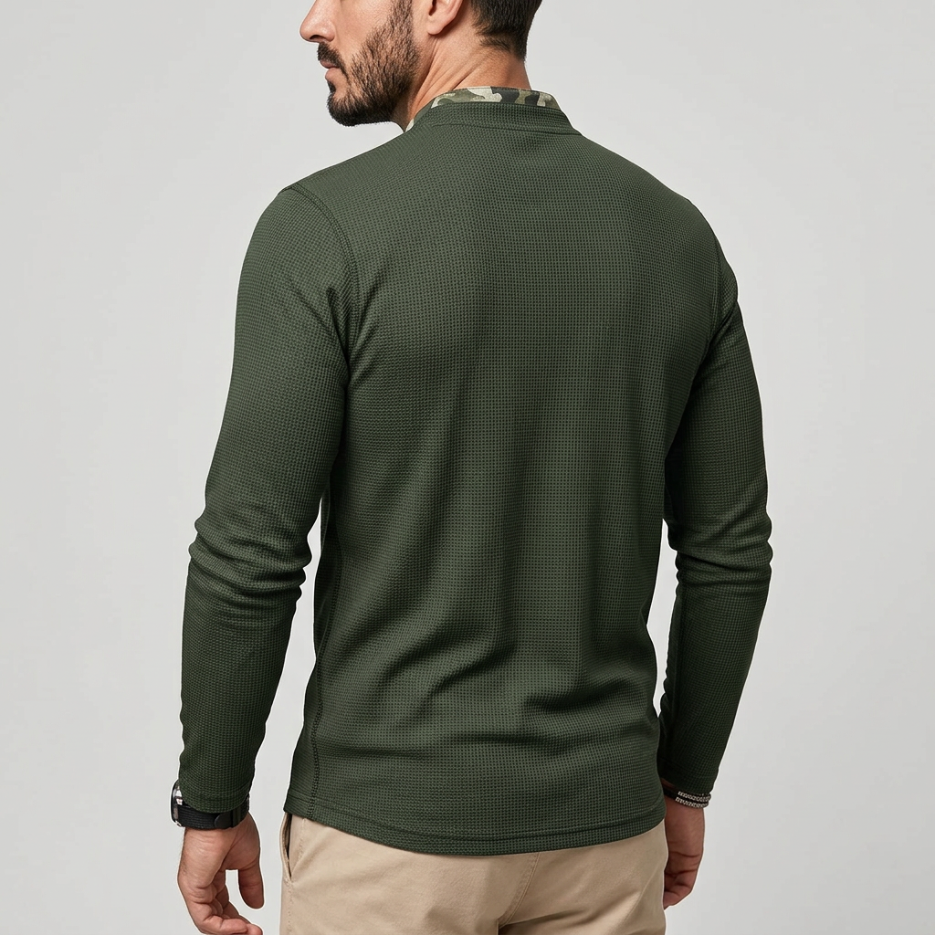 Men's Long Sleeve Polo Shirt