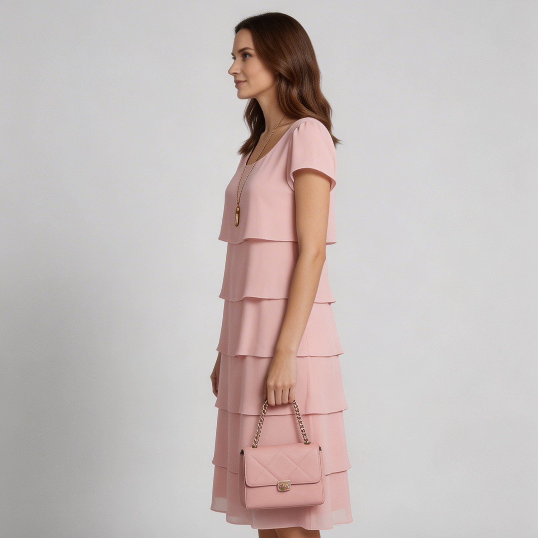 Karen | Layered Midi Dress