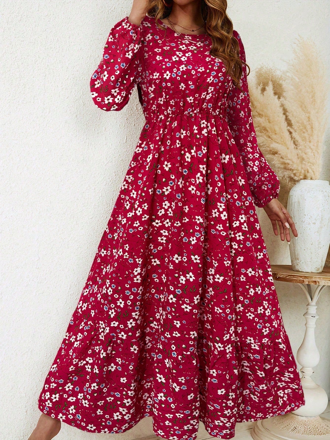 jacqueline-womens-floral-maxi-dress-bishop-sleeve-smocked-waist-img4.jpg