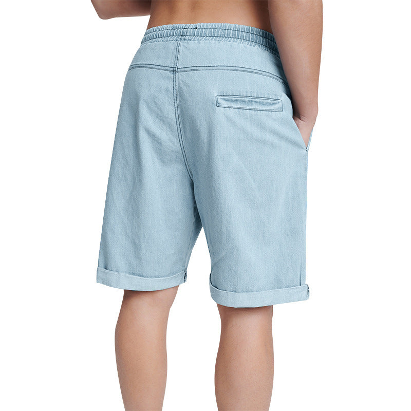 kyle-mens-casual-denim-shorts-elastic-waistband-drawstring-img4.jpg