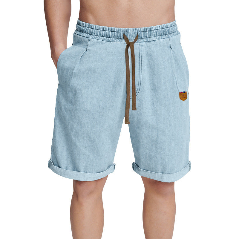kyle-mens-casual-denim-shorts-elastic-waistband-drawstring-img6.jpg