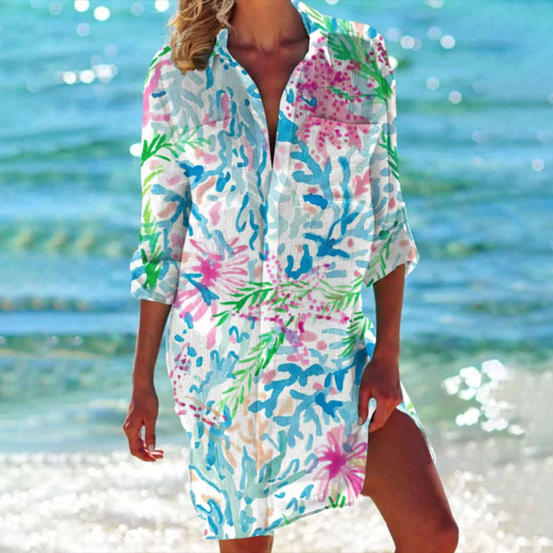 ruth-womens-tropical-print-shirt-dress-3-4-sleeve-beach-cover-up-img1.jpg
