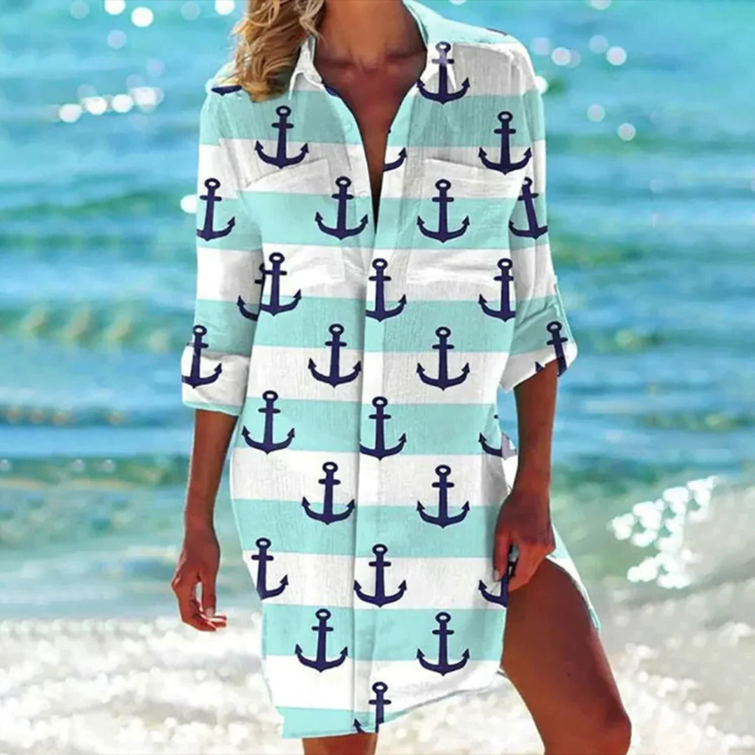 ruth-womens-tropical-print-shirt-dress-3-4-sleeve-beach-cover-up-img5.jpg