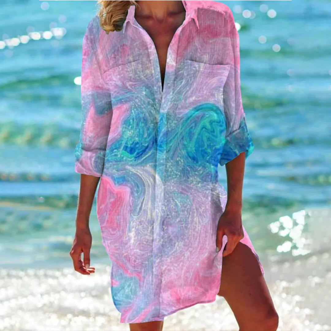 ruth-womens-tropical-print-shirt-dress-3-4-sleeve-beach-cover-up-img6.jpg