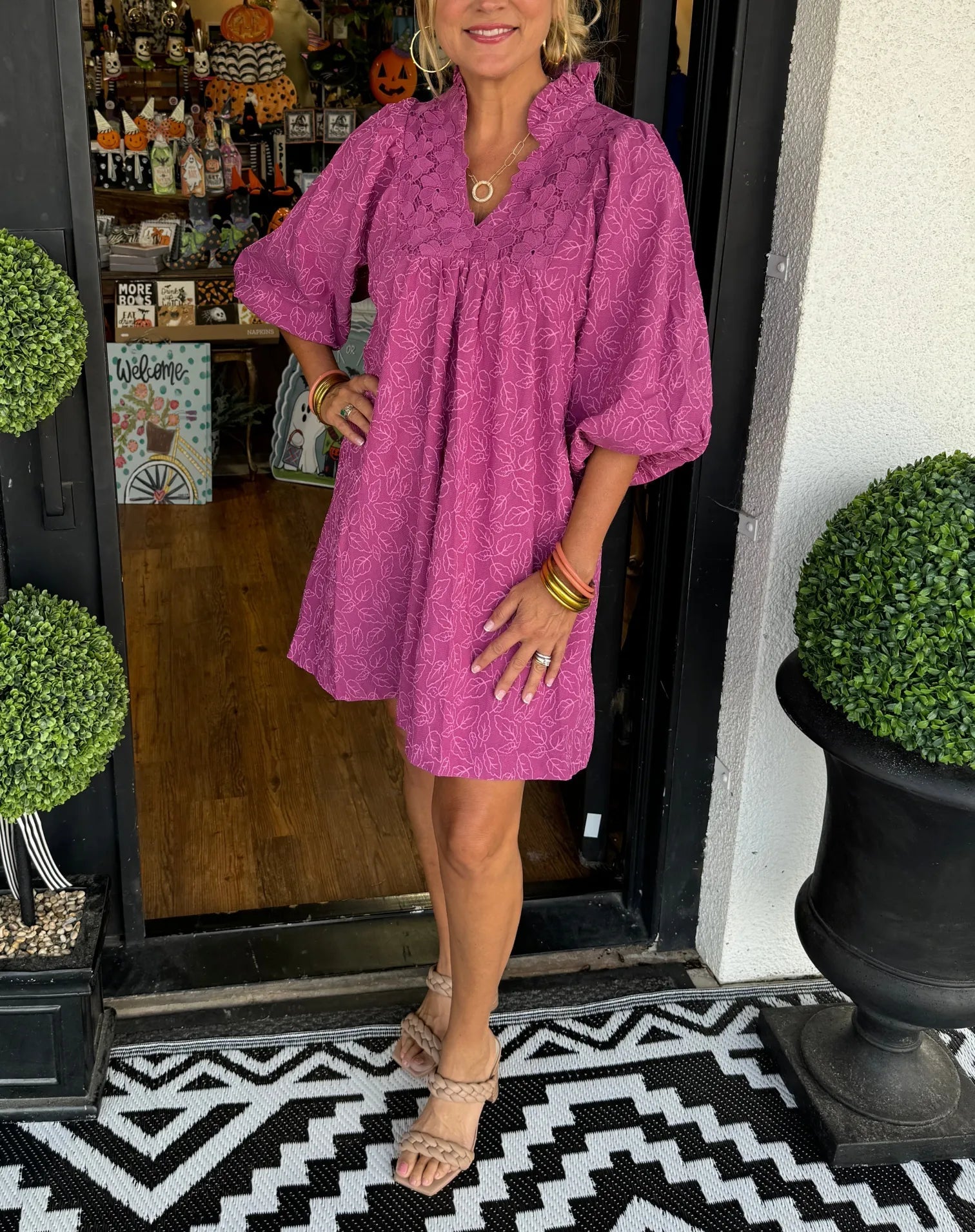 victoria-womens-puff-sleeve-v-neck-smock-babydoll-mini-dress-img1.webp