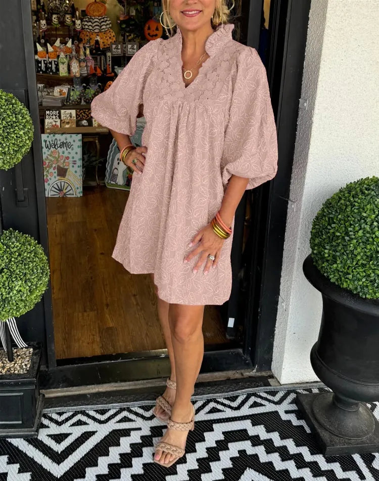 victoria-womens-puff-sleeve-v-neck-smock-babydoll-mini-dress-img5.webp